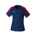 Erima Sport Shirt Evo Star (100% recycled polyester, lightweight) navy blue/red Ladies