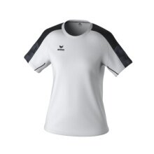 Erima Sport Shirt Evo Star (100% recycled polyester, lightweight) white/black Ladies