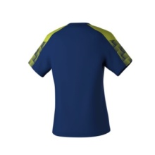 Erima Sport Shirt Evo Star (100% recycled polyester, lightweight) navy blue/lime green Ladies