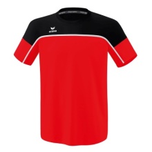 Erima Sport T-shirt Change (100% recycled Polyester, light, quick-drying) red/black Men