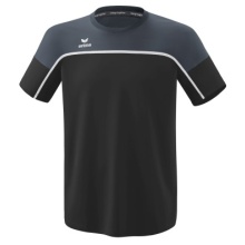 Erima Sport T-shirt Change (100% recycled Polyester, lightweight, quick-drying) black/grey Men