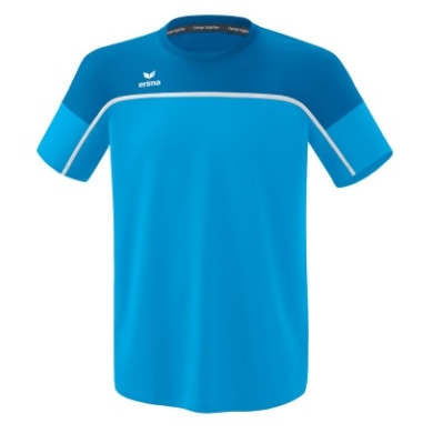 Erima Sport T-shirt Change (100% recycled Polyester, light, quick-drying) curacao blue Men