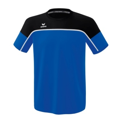 Erima Sport T-shirt Change (100% recycled Polyester, light, quick-drying) royal blue/black Boys