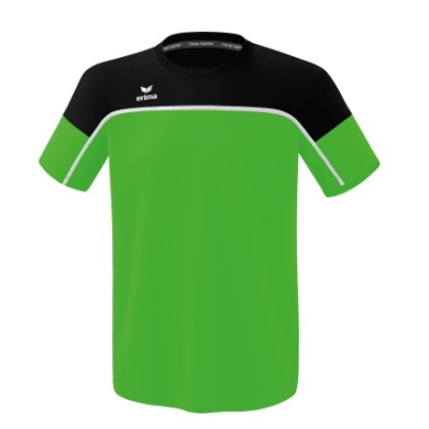 Erima Sport T-shirt Change (100% recycled Polyester, light, quick-drying) green/black Boys