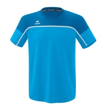 Erima Sport T-shirt Change (100% recycled Polyester, light, quick-drying) Curacao Blue Boys