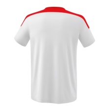 Erima Sport T-shirt Change (100% recycled Polyester, lightweight, quick-drying) white/red Boys