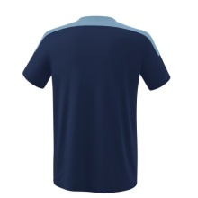 Erima Sport T-shirt Change (100% recycled Polyester, light, quick-drying) navy blue/denim blue Boys