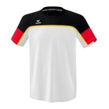 Erima Sport T-shirt Change (100% recycled Polyester, light, quick-drying) white/black/red Boys