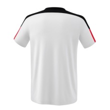 Erima Sport T-shirt Change (100% recycled Polyester, light, quick-drying) white/black/red Boys