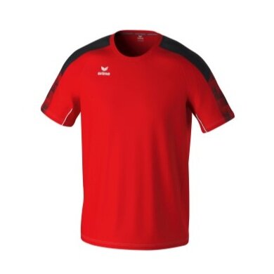 Erima Sport T-shirt Evo Star (100% recycled Polyester, lightweight) red/black children