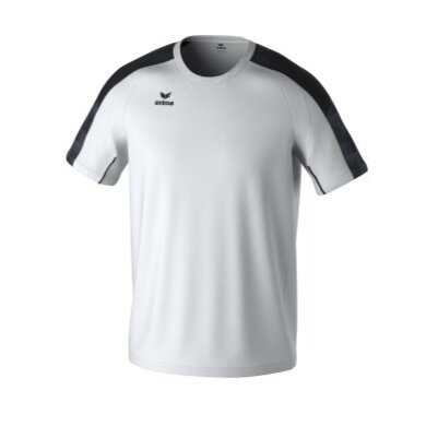 Erima Sport T-shirt Evo Star (100% recycled Polyester, lightweight) white/black men's