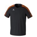 Erima Sport T-shirt Evo Star (100% recycled polyester, lightweight) black/orange Kids