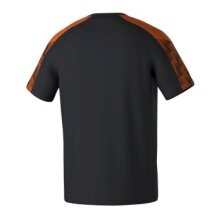 Erima Sport T-shirt Evo Star (100% recycled polyester, lightweight) black/orange men's