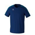 Erima Sport T-shirt Evo Star (100% recycled polyester, lightweight) navy blue/blue Kids