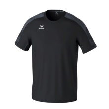 Erima Sport T-shirt Evo Star (100% recycled Polyester, lightweight) black/grey children