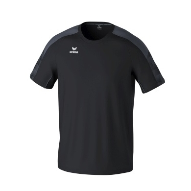 Erima Sport T-shirt Evo Star (100% recycled Polyester, lightweight) black/grey children