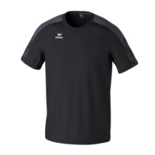 Erima Sport T-shirt Evo Star (100% recycled polyester, lightweight) black/grey Men