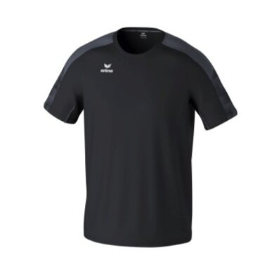 Erima Sport T-shirt Evo Star (100% recycled polyester, lightweight) black/grey Men