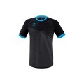 Erima Sport T-shirt Mantua Jersey (100% Polyester, durable) black/curacao blue Men