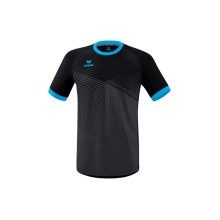 Erima Sport T-shirt Mantua Jersey (100% Polyester, durable) black/curacao blue Men