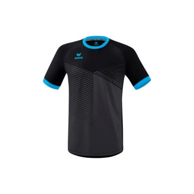 Erima Sport T-shirt Mantua Jersey (100% Polyester, durable) black/curacao blue Men