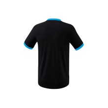 Erima Sport T-shirt Mantua Jersey (100% Polyester, durable) black/curacao blue Men