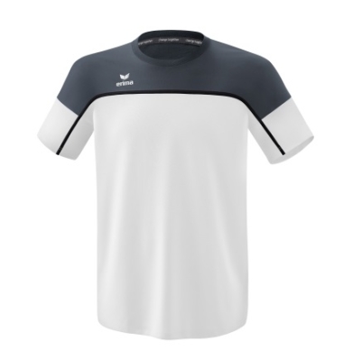 Erima Sport T-shirt Change (100% recycled Polyester, light, quick-drying) white/grey Men