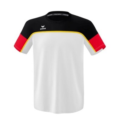 Erima Sport T-shirt Change (100% recycled Polyester, light, quick-drying) white/black/red Men