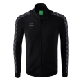 Erima Team Essential Tracktop Sports Jacket - comfortable, ribbed cuffs, side pockets black/gray Boys