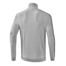 Erima Team Essential Tracktop Sport Jacket - comfortable, ribbed cuffs, side pockets light grey/dark grey Boys