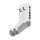 Erima Sport Sock Crew 5-Cubes white/black - 1 Pair