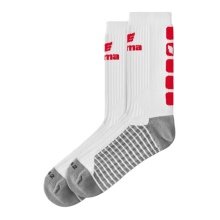 Erima Sportsocke Crew 5-Cubes white/red - 1 Pair