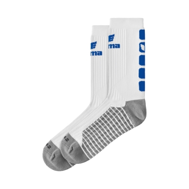 Erima Sportsocke Crew 5-Cubes white/royal blue - 1 pair