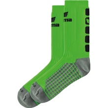 Erima Sportsocke Crew 5-Cubes green/black - 1 Pair