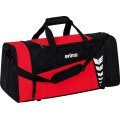 Erima Sports Bag Six Wings (Size M, 49.5 Litres, 61x29x28cm) Red/Black