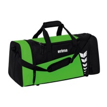 Erima sports bag Six Wings (Size M - 49.5 litres) light green/black 61x29x28cm