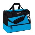 Erima sports bag Six Wings with bottom compartment (size L - 94.5 liters) curacao blue/black 60x35x45cm