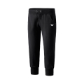 Erima Leisure Pants 3/4 Sweat Pant (comfortable, stretchy, cotton, with cuffs) black Women