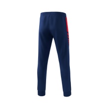 Erima Training Pants Six Wings Worker long (100% Polyester, sporty fit) navy blue/red Boys