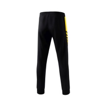 Erima Training Pants Six Wings Worker long (100% Polyester, sporty fit) black/yellow Boys