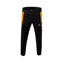 Erima Training Pants Six Wings Worker long (100% Polyester, sporty fit) black/orange Boys