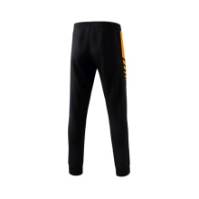 Erima Training Pants Six Wings Worker long (100% Polyester, sporty fit) black/orange Boys