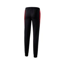 Erima Training Pants Six Wings Worker long (100% Polyester, sporty fit) black/red Women