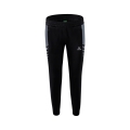 Erima Training Pants Six Wings Worker long (100% Polyester, sporty fit) black/grey Women