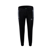 Erima Training Pants Six Wings Worker long (100% Polyester, sporty fit) black/grey Women