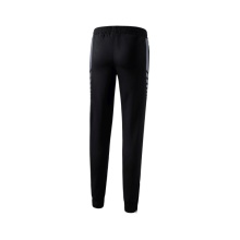 Erima Training Pants Six Wings Worker long (100% Polyester, sporty fit) black/grey Women