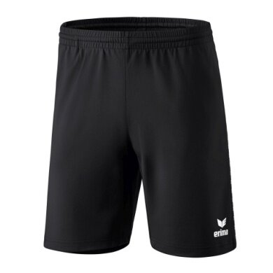 Erima Training Pants Short Basic (100% Polyester, Zipper Pockets) short black Boys