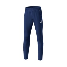 Erima Training Trousers Pant Premium One 2.0 Slim Fit long navy blue Boys