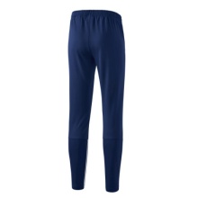 Erima Performance Training Trousers (durable, stretchy and super lightweight) long navy blue/white Ladies