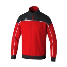 Erima Training Jacket Change (recycled Polyester, high wearing comfort) red/black/white boys